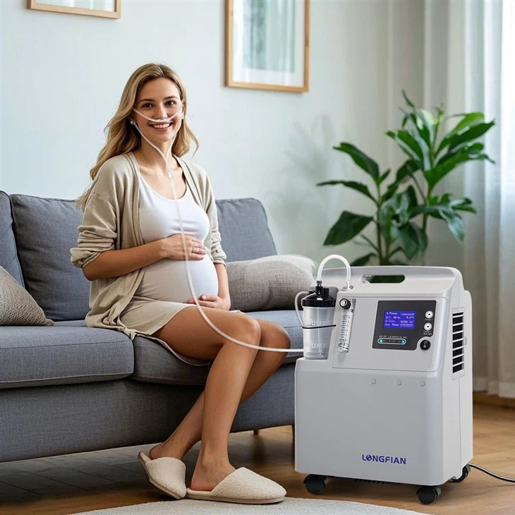 Silent Home Medical Oxygen Concentrator High Efficiency 5L Flow Rate Quiet